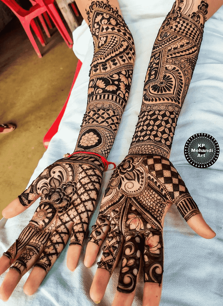 Slightly Kolkata Henna Design