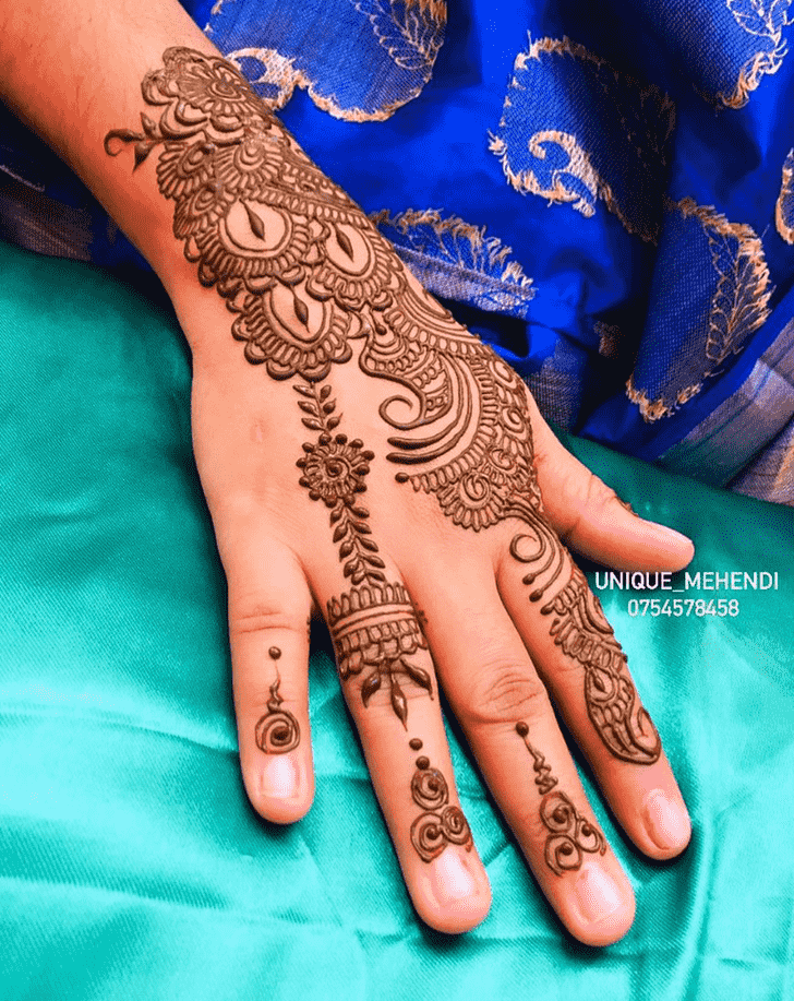 Wonderful Kolkata Mehndi Design