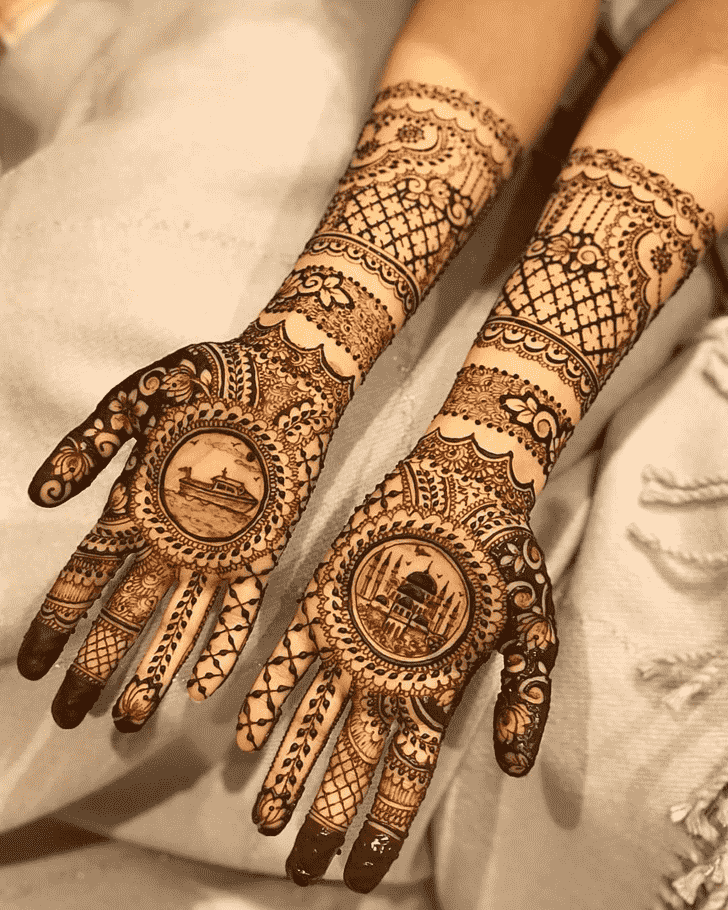 Enticing Kumbh Sankranti Henna Design