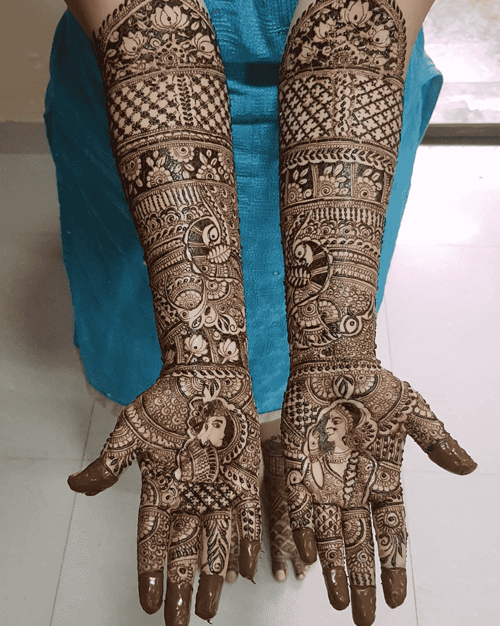 Ravishing Kumbh Sankranti Henna Design