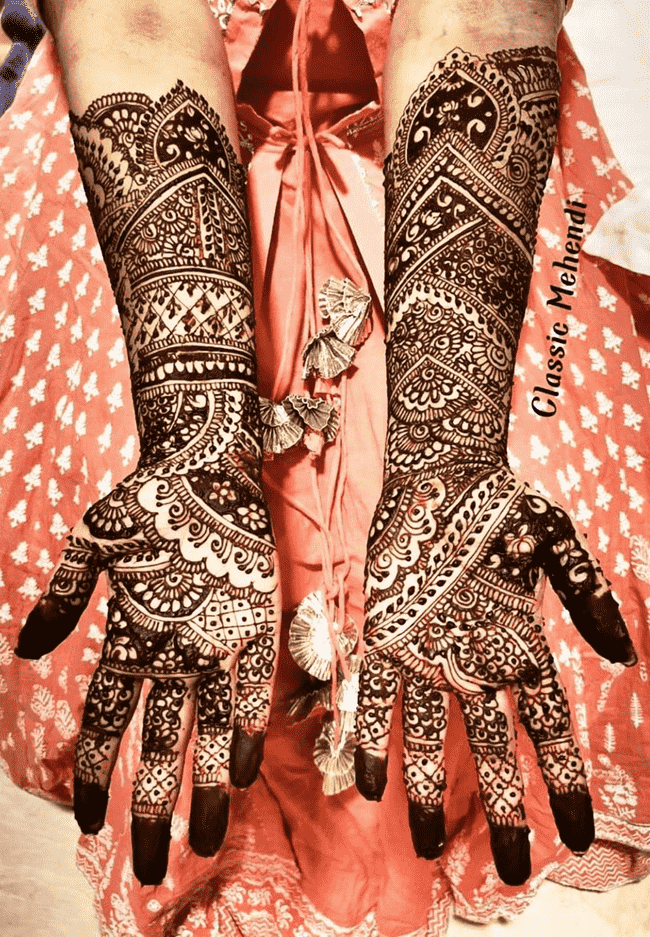 Elegant Ladakh Henna Design
