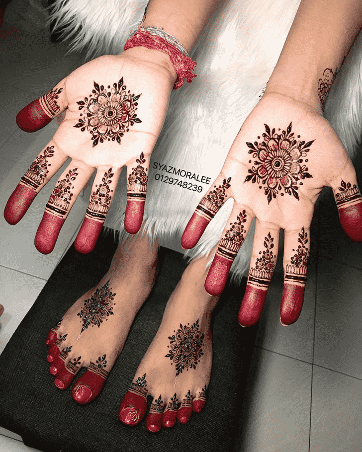 Arm Larkana Henna Design