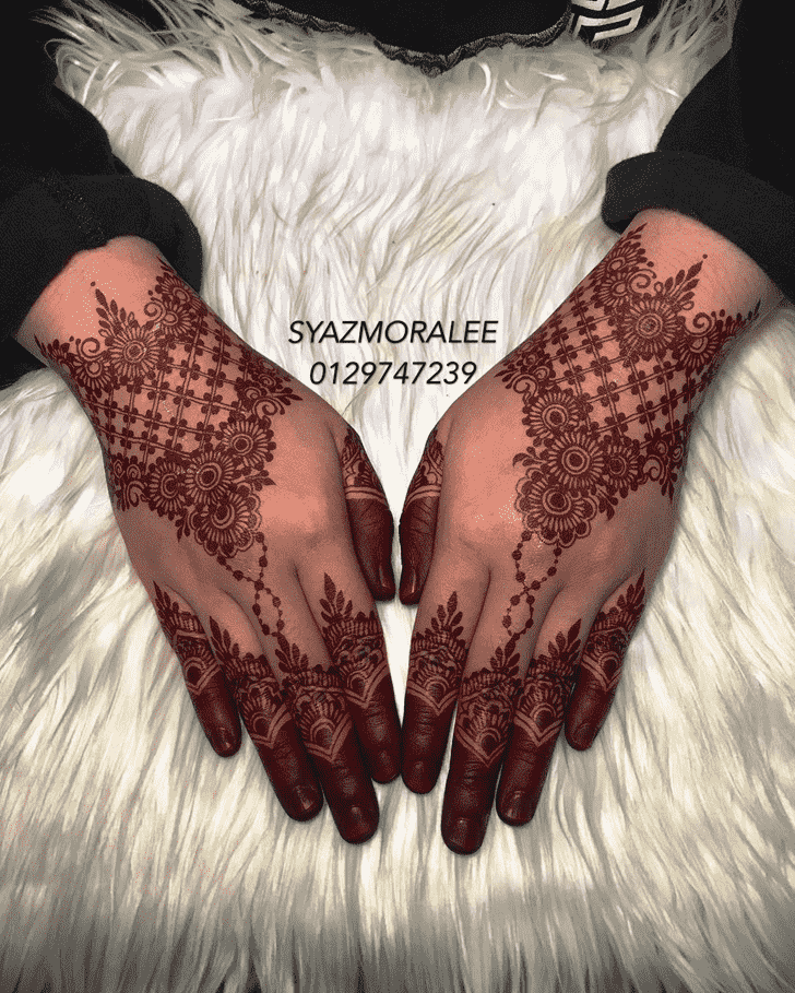 Excellent Larkana Henna Design