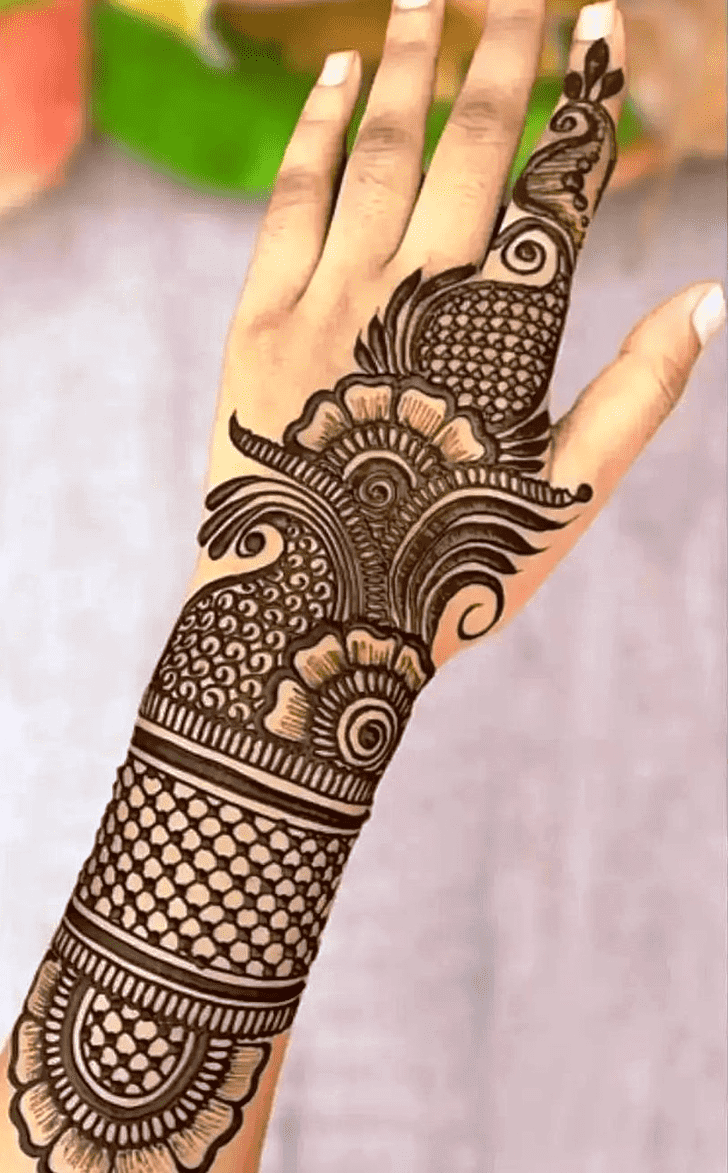 Enticing Latest Beautiful Henna Design