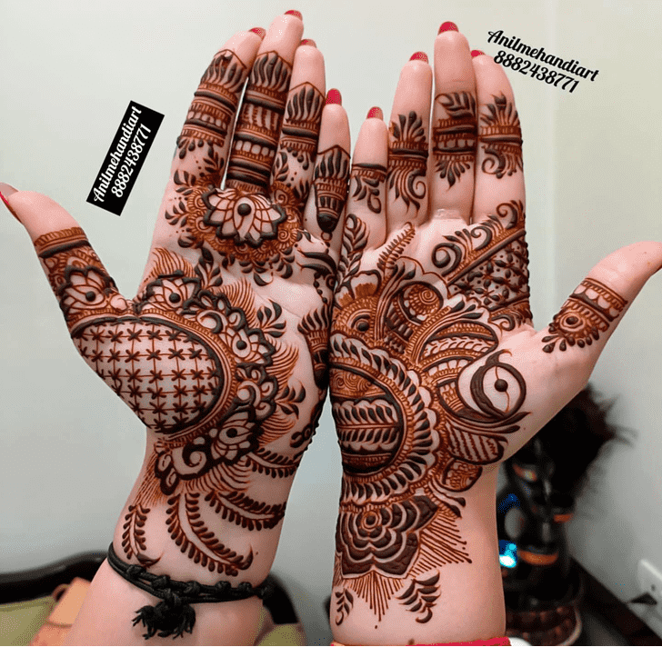 Magnificent Latest Beautiful Henna Design