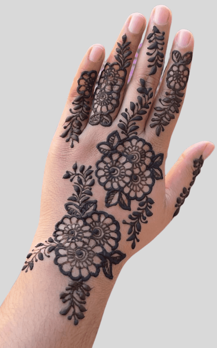 Elegant Latest Henna Design