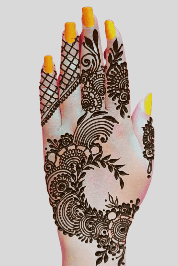 Pleasing Latest Henna Design