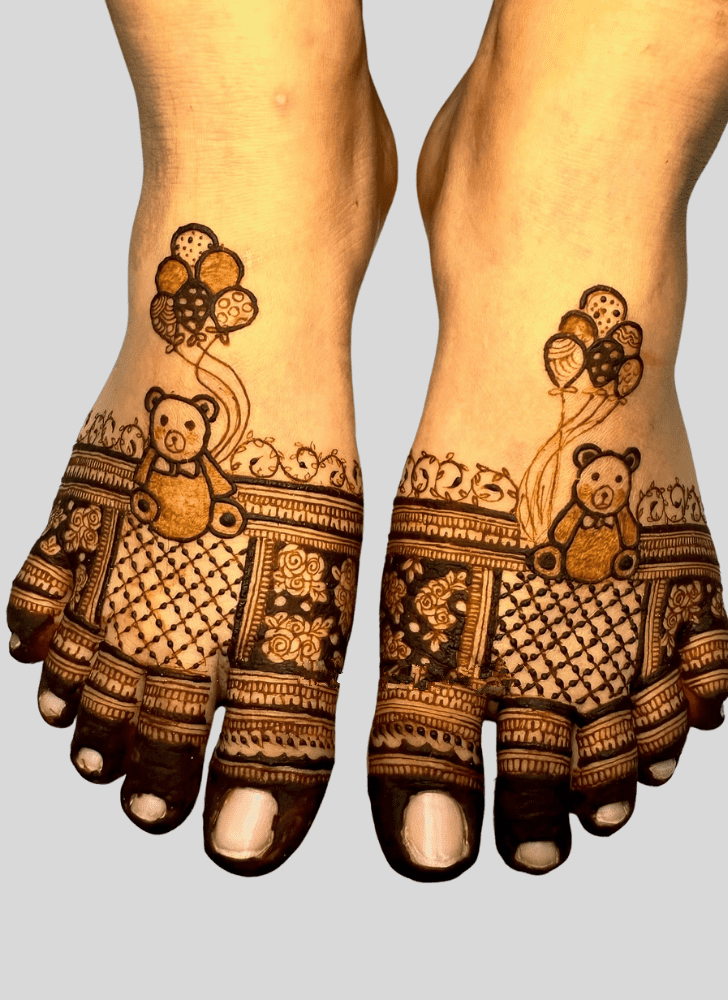 Best Leg Mehndi Design