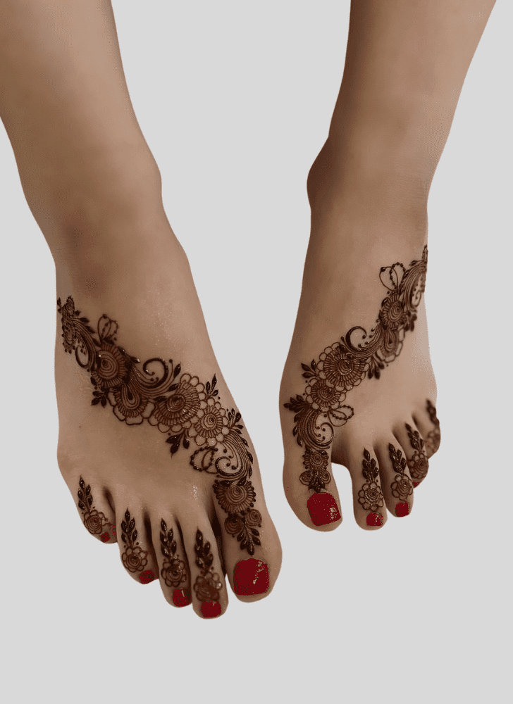 Foot Mehndi Design