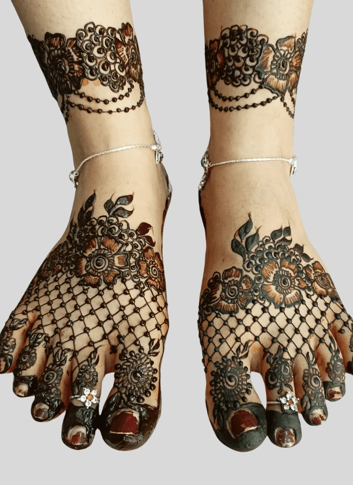 Foot Mehndi Design