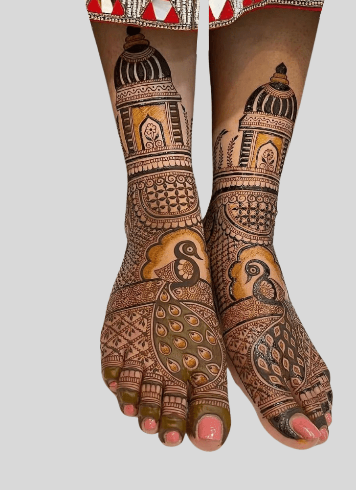 Indian Leg Mehndi