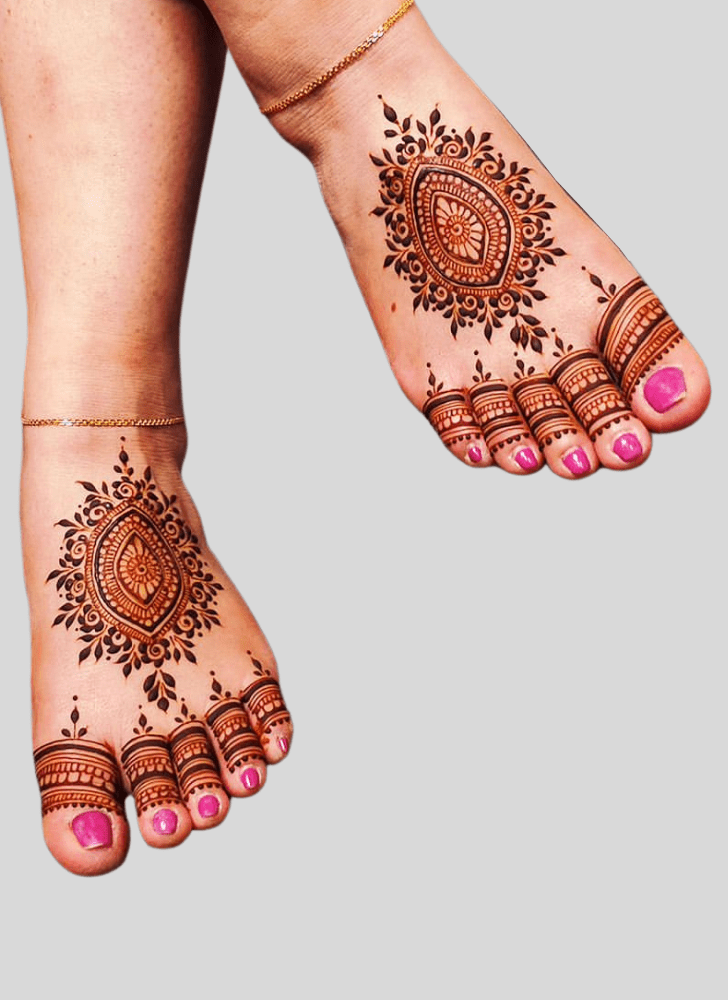 Arab Leg Mehndi