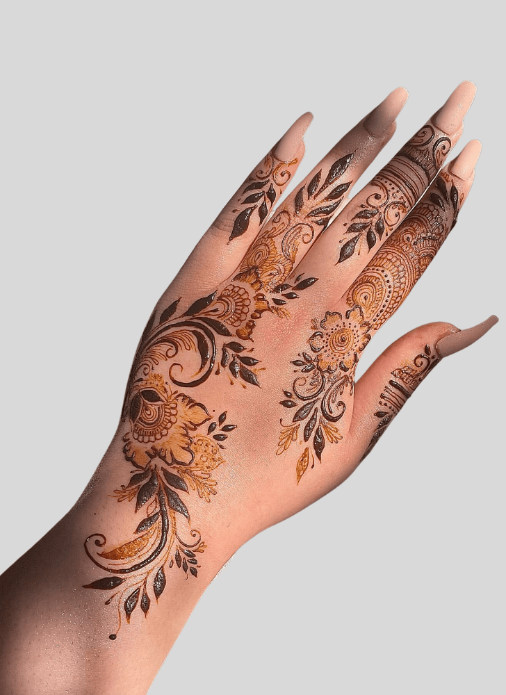 Captivating Leh Henna Design