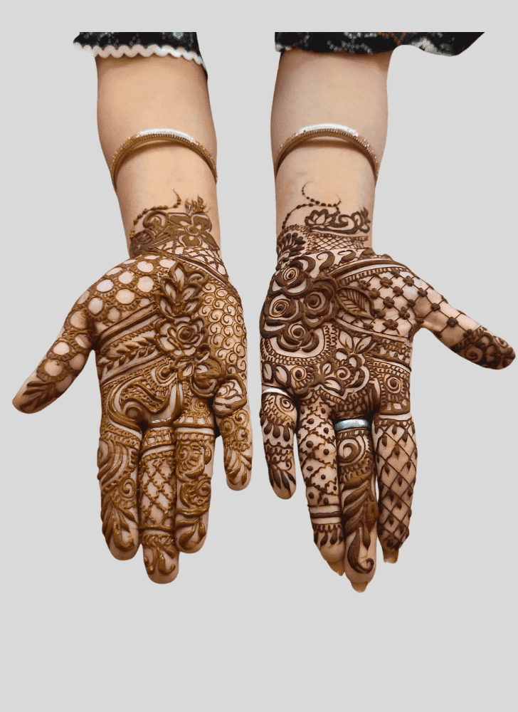 Delightful Leh Henna Design