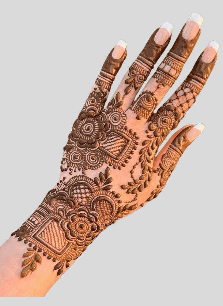 Enthralling Leh Henna Design