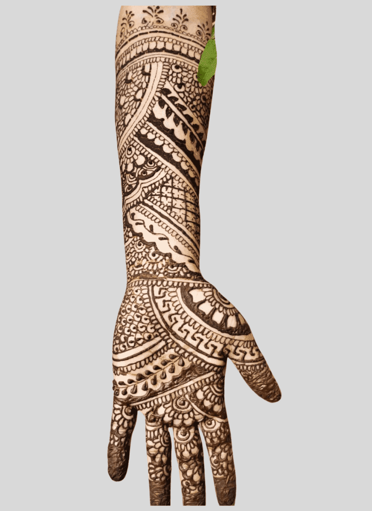 Exquisite Leh Henna Design