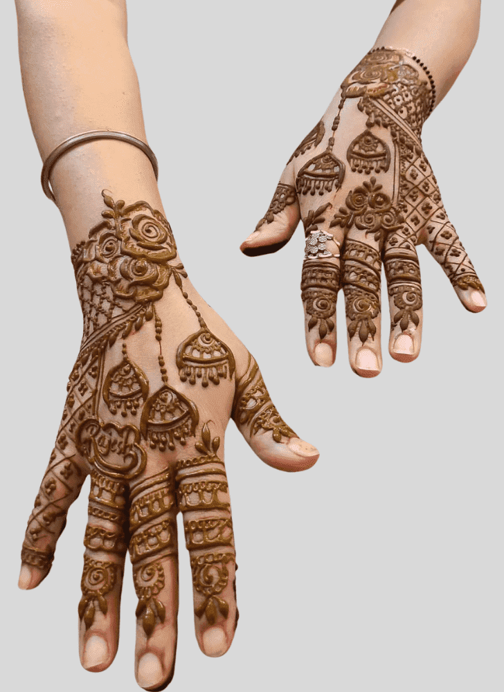 Gorgeous Leh Henna Design