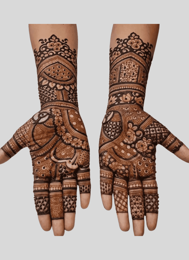 Pleasing Leh Henna Design