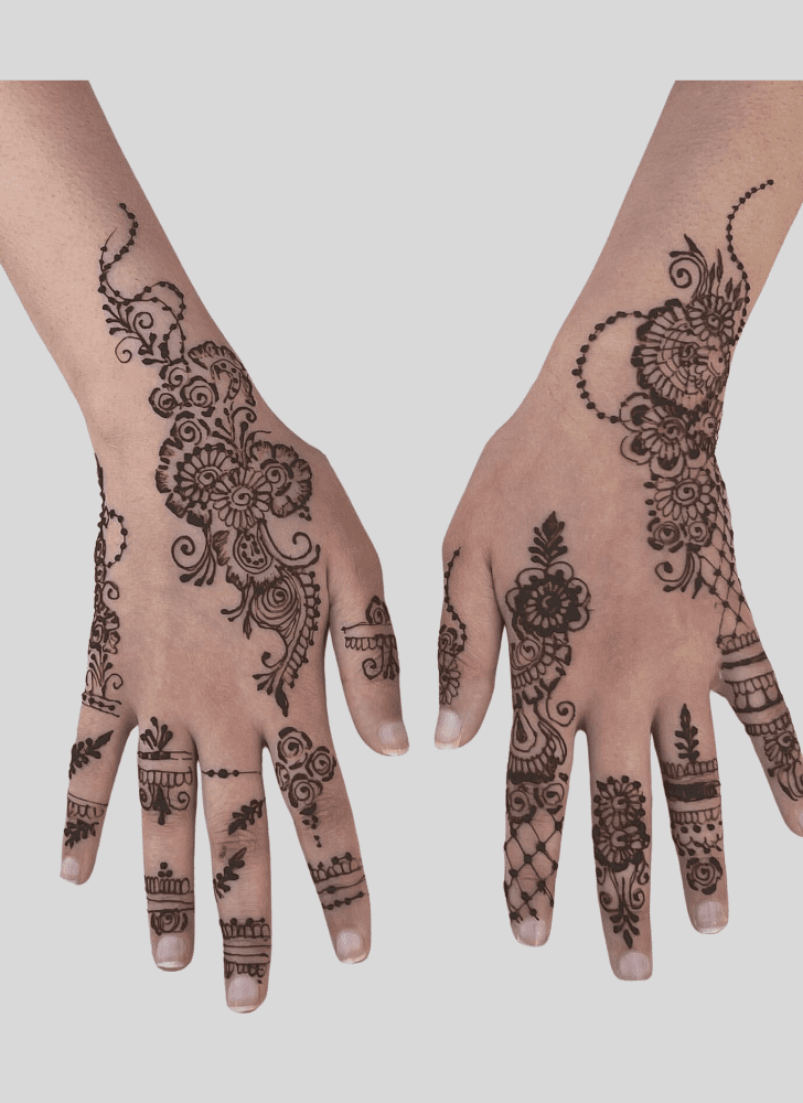 Stunning Leh Henna Design
