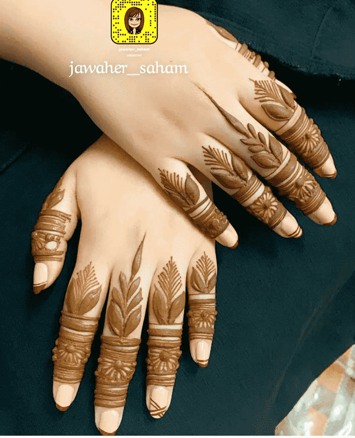 Wonderful Lovely Mehndi design