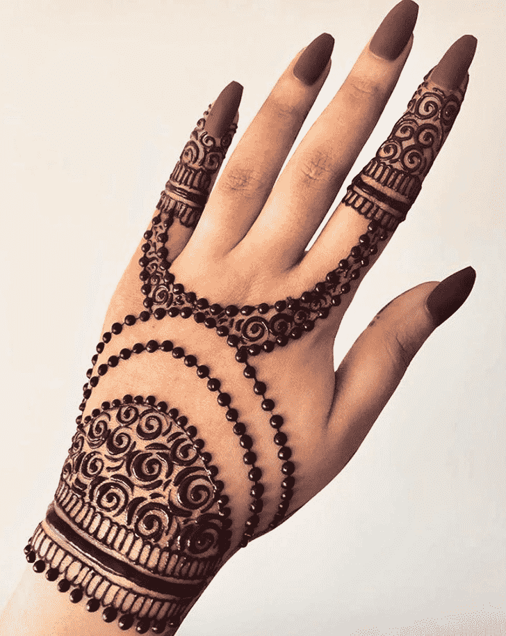 Angelic Lucknow Henna Design