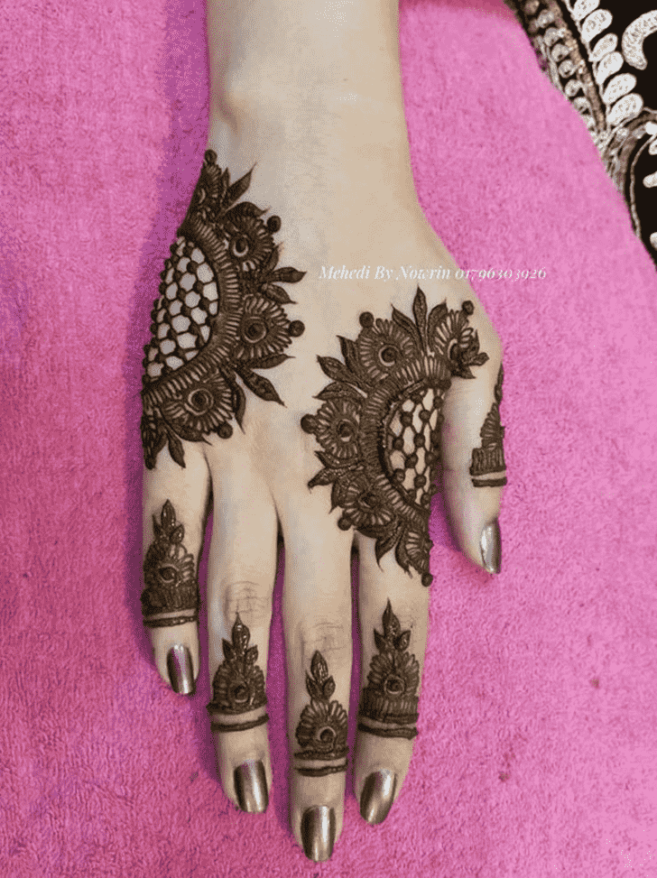 Exquisite Lucknow Henna Design