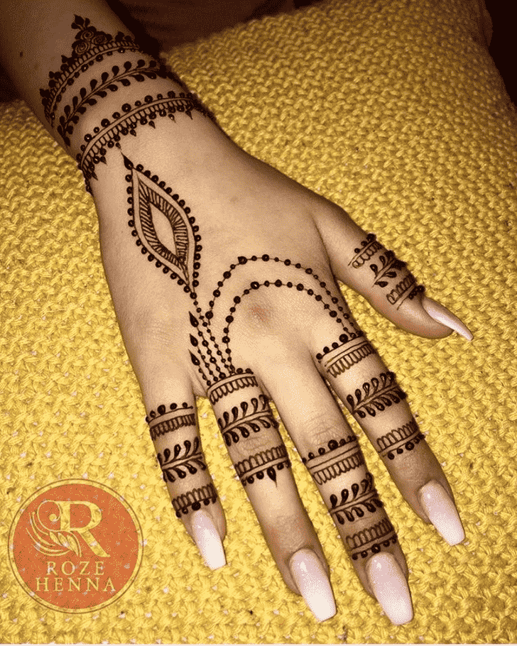 Fascinating Lucknow Henna Design