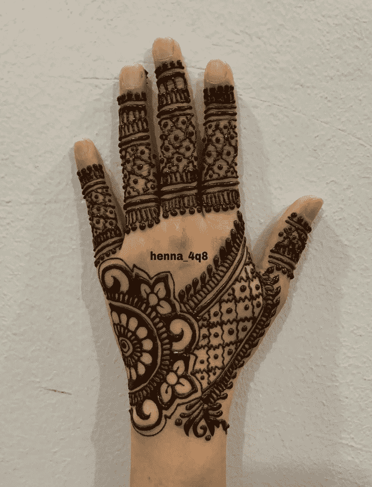 Gorgeous Lucknow Henna Design