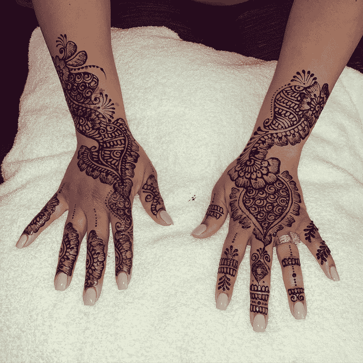 Angelic Madurai Henna Design