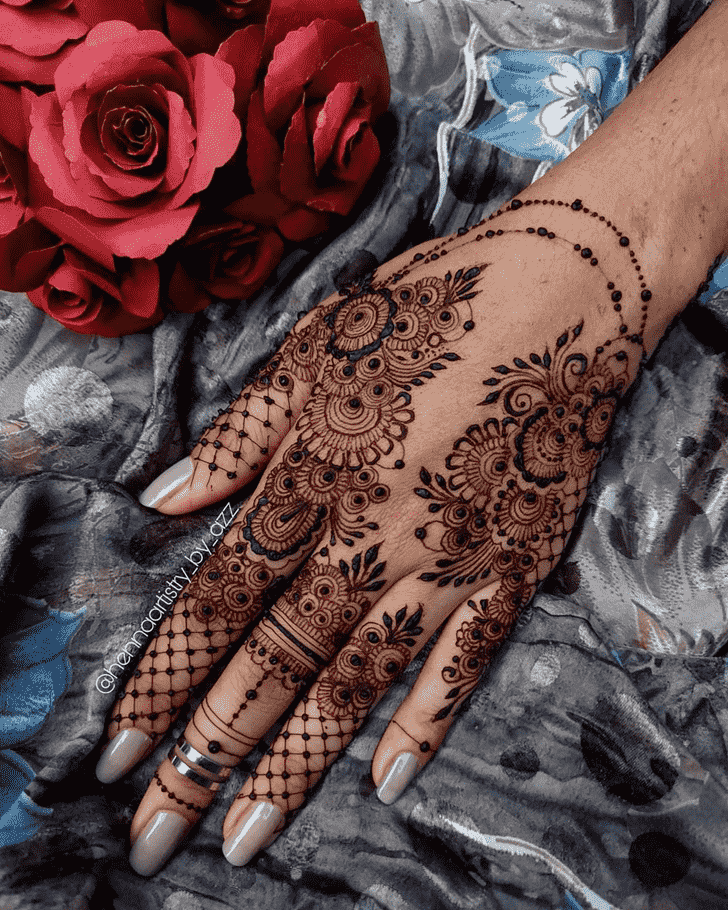 Inviting Madurai Henna Design