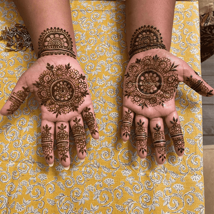 Pleasing Madurai Henna Design