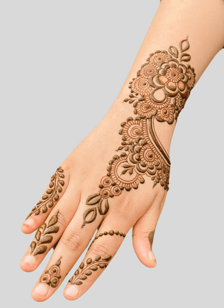 Adorable Magha Amavasya Henna Design