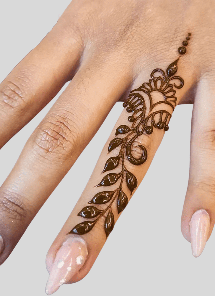 Alluring Magha Amavasya Henna Design