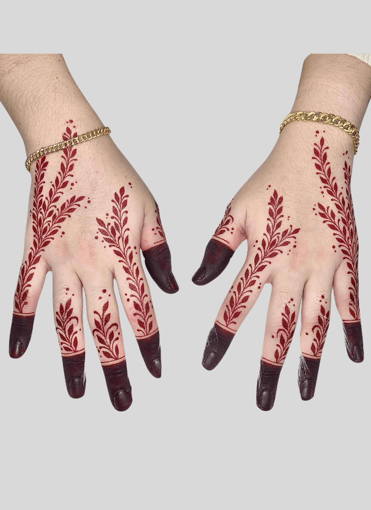 Dazzling Magha Amavasya Henna Design