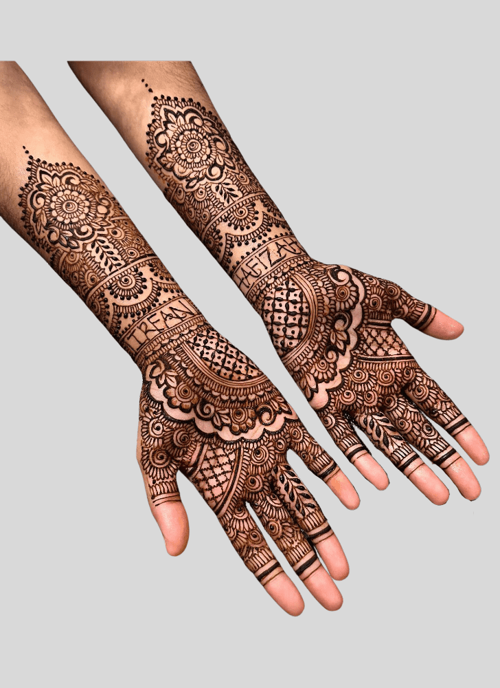 Delightful Magha Amavasya Henna Design