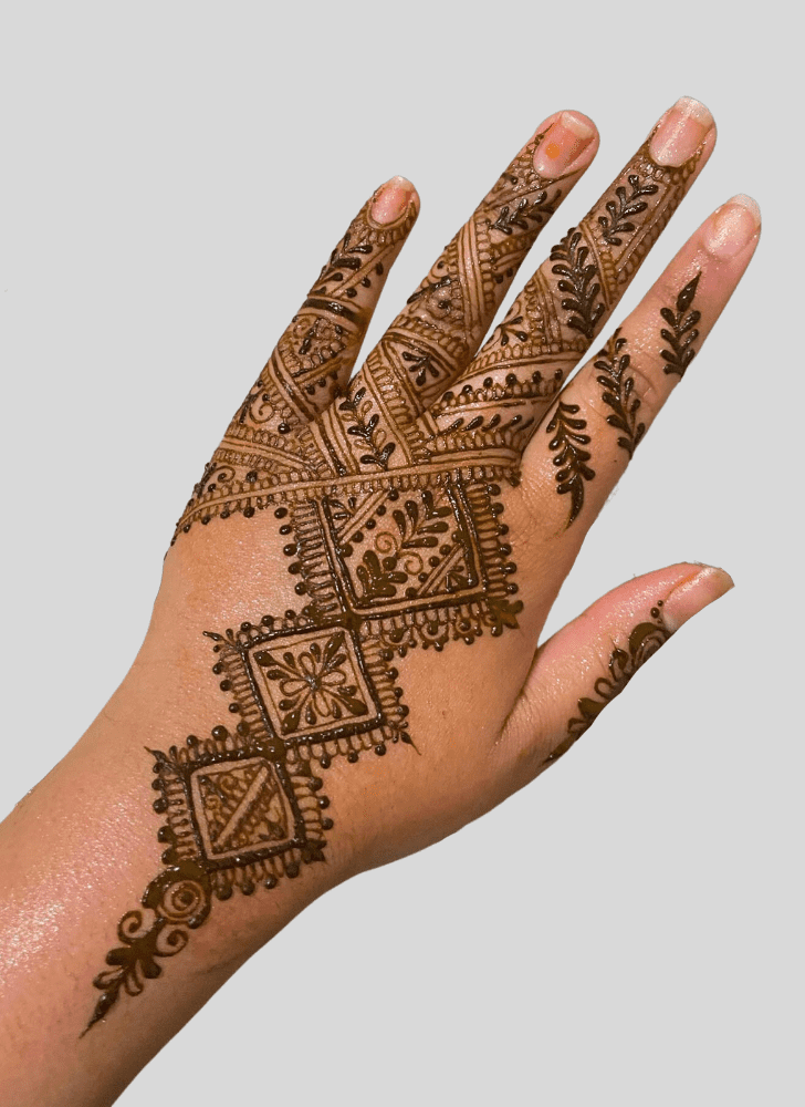 Arm Magha Amavasya Henna Design