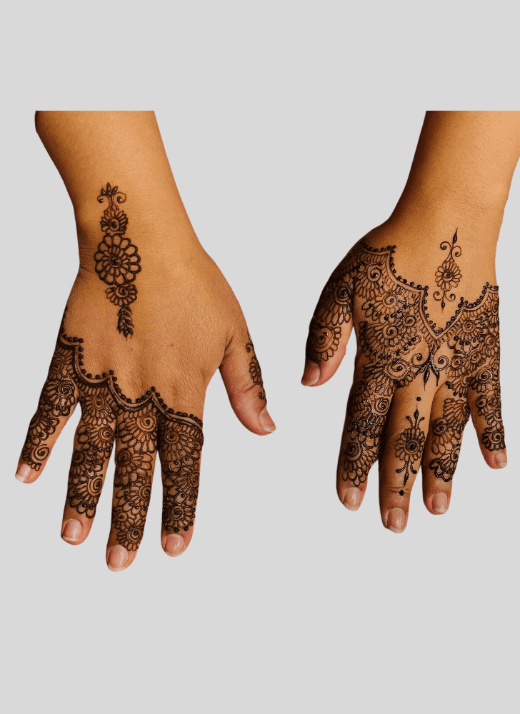 Enthralling Magha Amavasya Henna Design