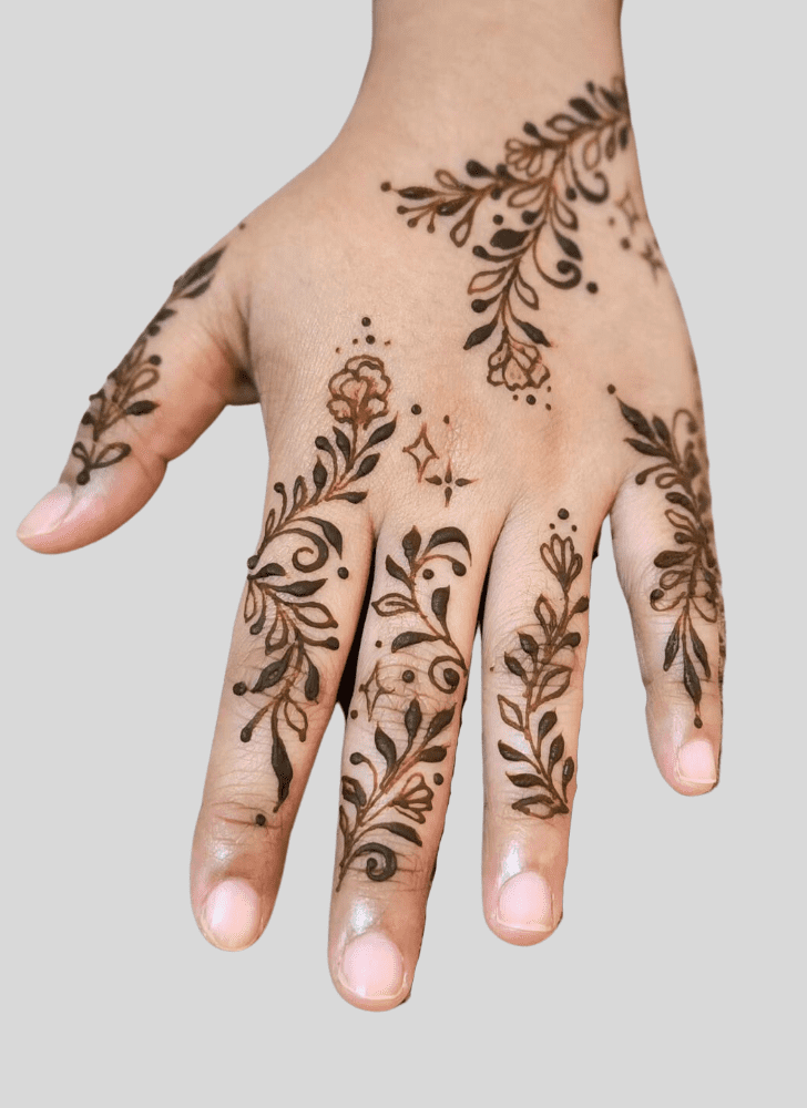 Enticing Magha Amavasya Henna Design