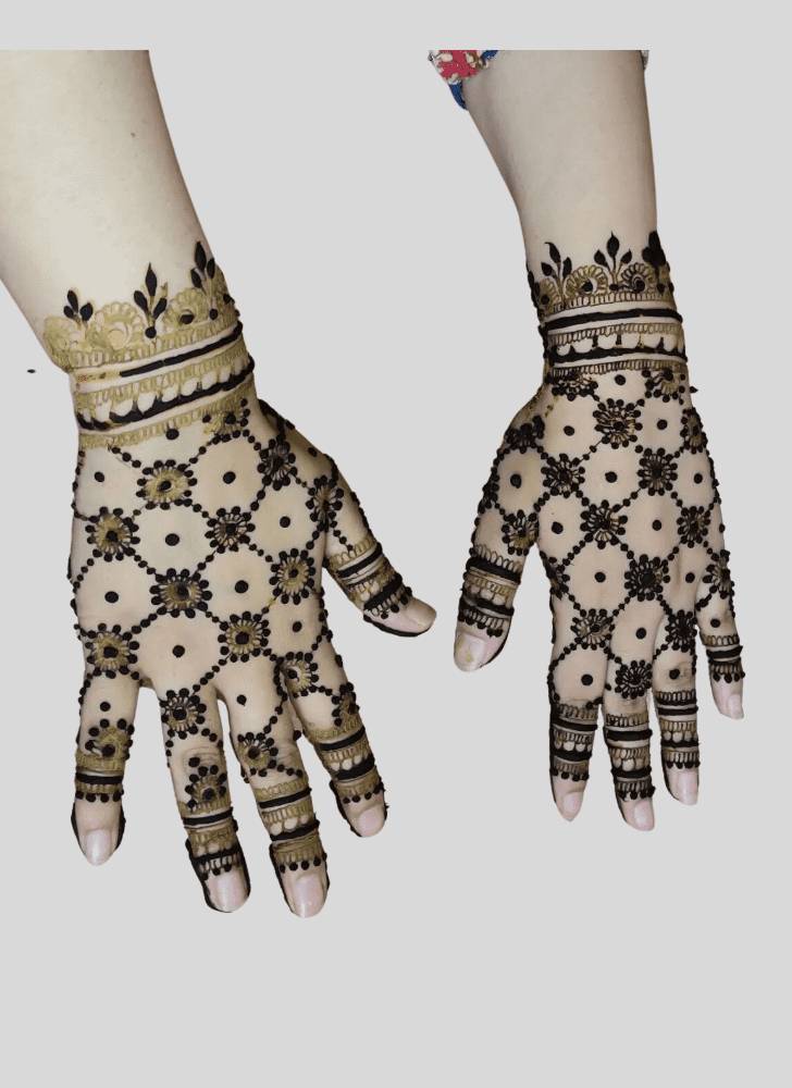 Exquisite Magha Amavasya Henna Design