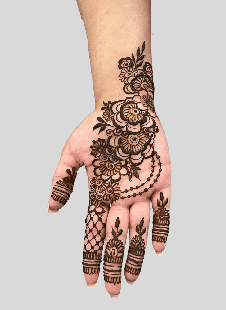 Fair Magha Amavasya Henna Design