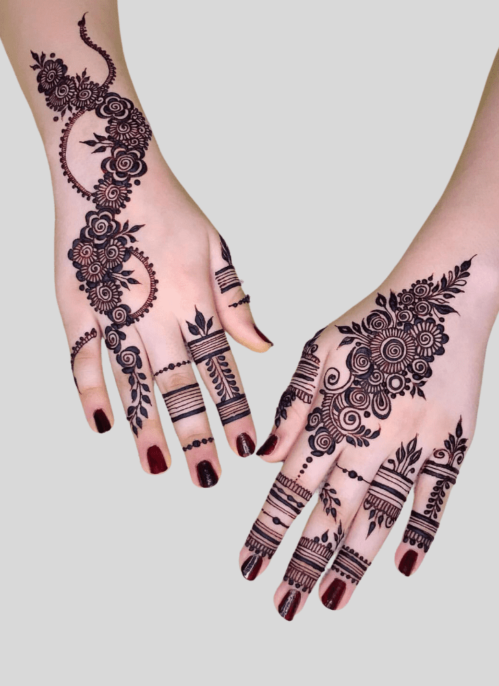 Fetching Magha Amavasya Henna Design