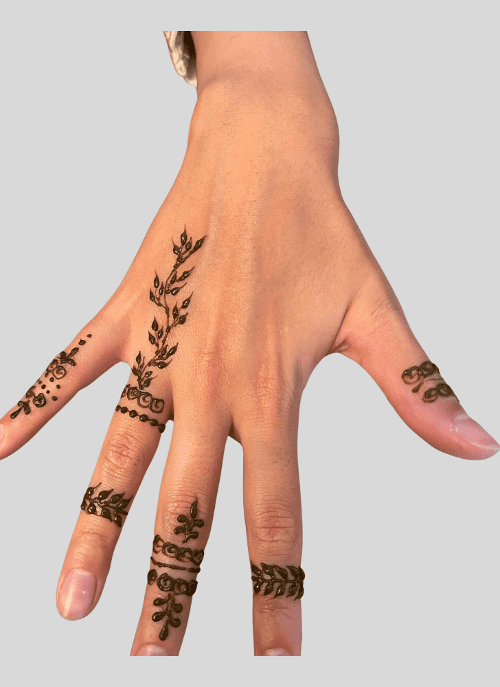 Magnetic Magha Amavasya Henna Design