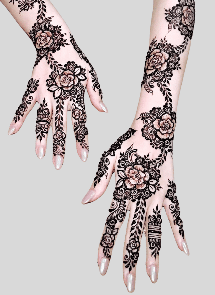 Marvelous Magha Amavasya Henna Design