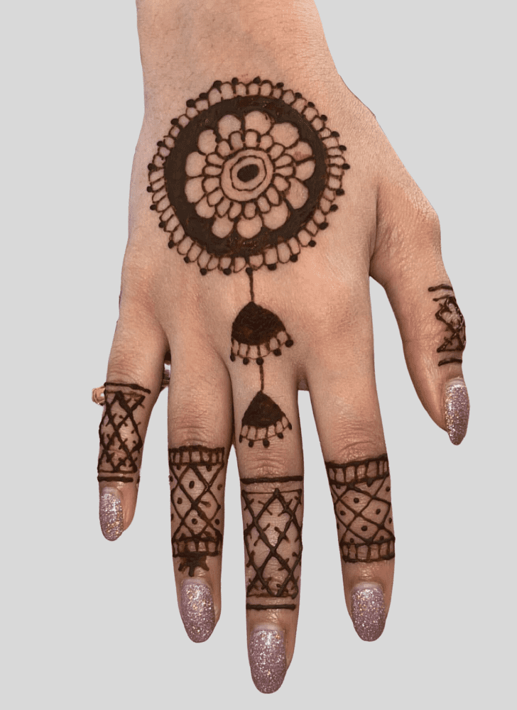 Mesmeric Magha Amavasya Henna Design