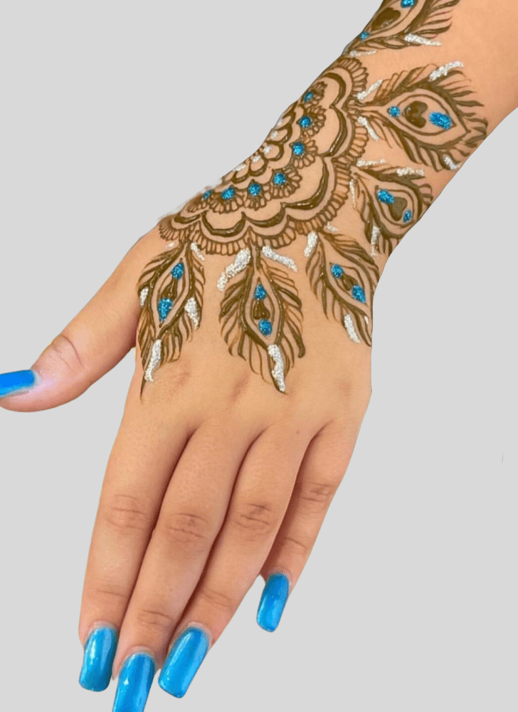 Ravishing Magha Amavasya Henna Design