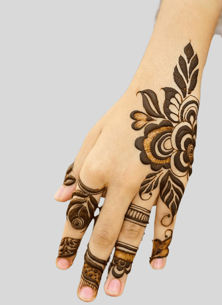 Splendid Magha Amavasya Henna Design