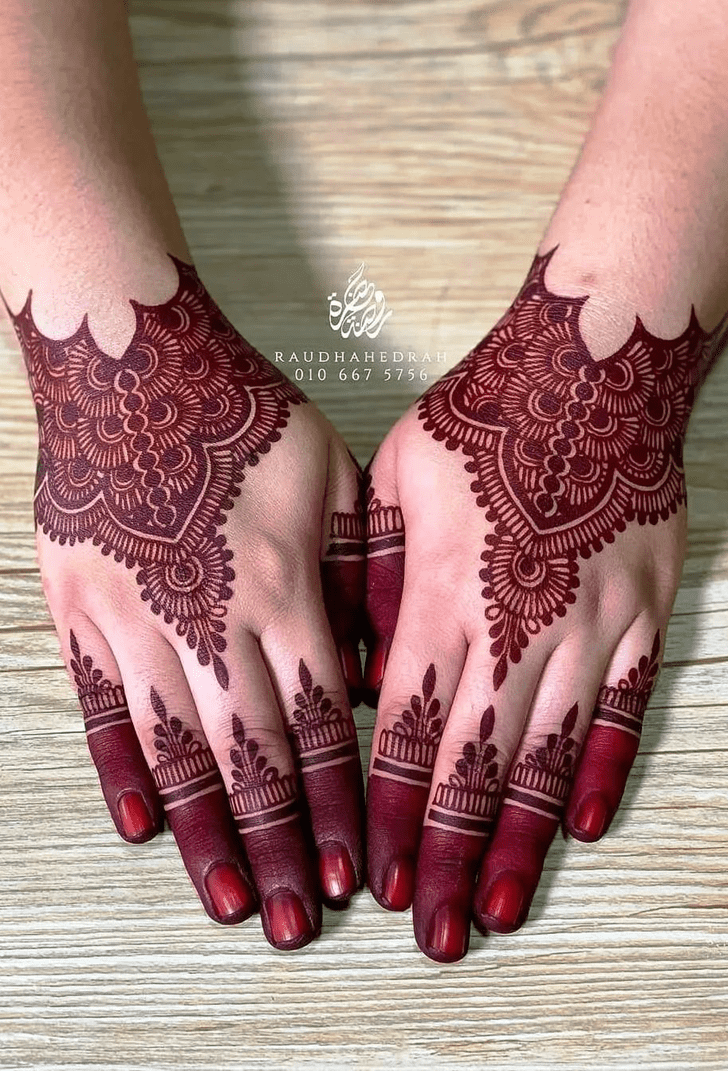 Captivating Malayalam Henna Design