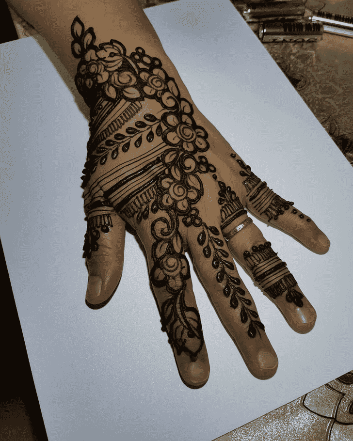 Admirable Male Mehndi Design