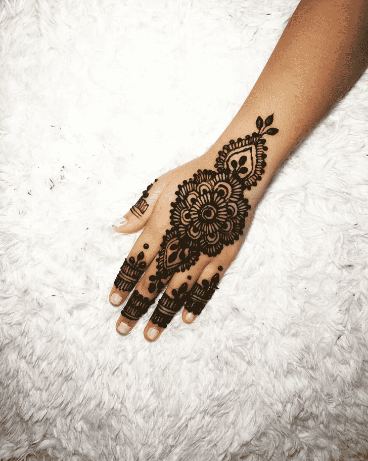 Radiant Male Henna Design