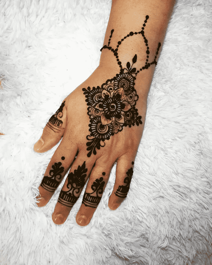 Ravishing Male Henna Design